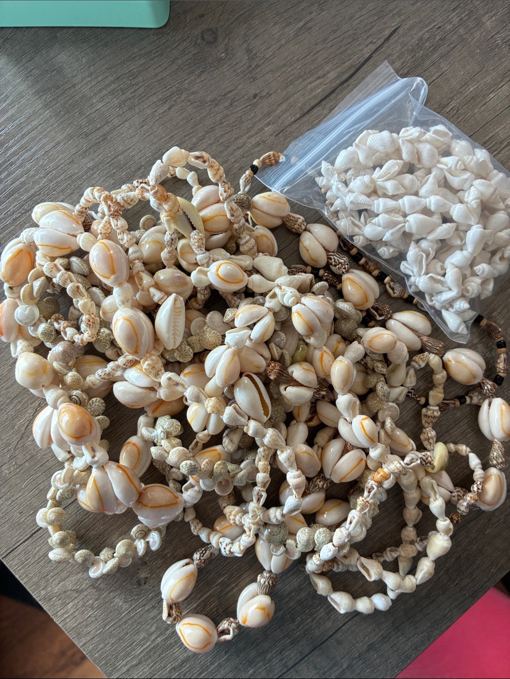 Bundle of shell necklaces